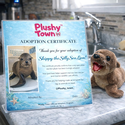 Skippy the silly sea lion - with built in sound!