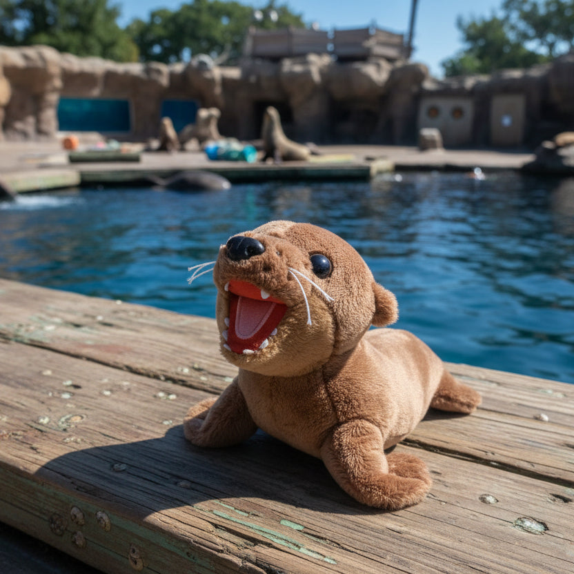 Skippy the silly sea lion - with built in sound!