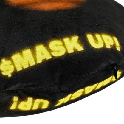 Catwifmask “ $MASK UP!” pillow