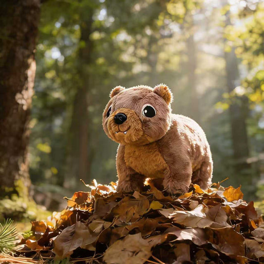 Lulu the screaming hyrax “AWAWA”   hyrax plush toy - with built in sound