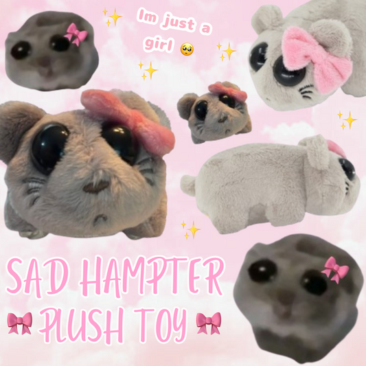 Sad hampter plush - with built in violin sound