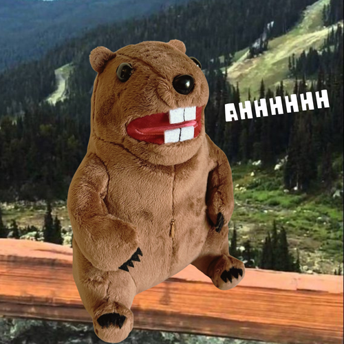 Seth the Screaming Groundhog - built in sound