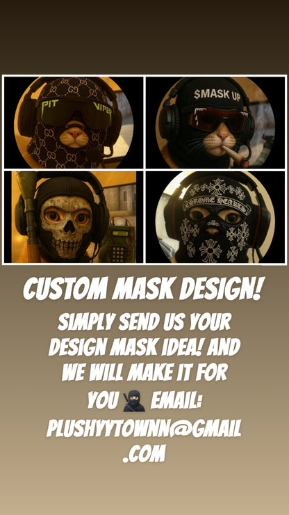 Catwifmask plush toy