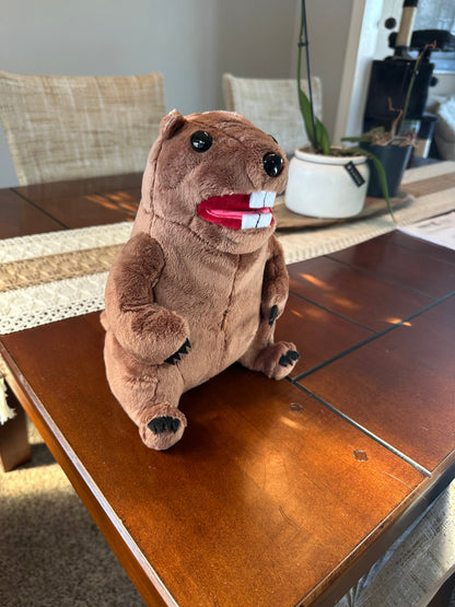 Seth the Screaming Groundhog - built in sound